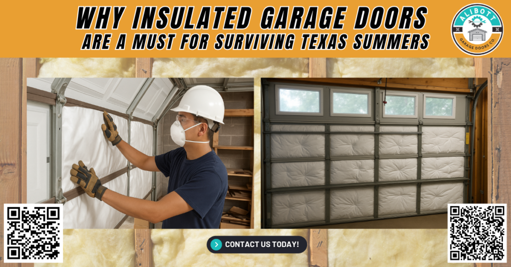 Why Insulated Garage Doors Are a Must for Surviving Texas Summers 1 Why Insulated Garage Doors Are a Must for Surviving Texas Summers - Alibott Garage Doors Co.