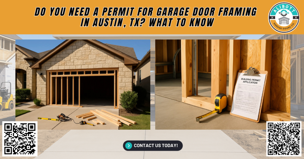 Do You Need a Permit for Garage Door Framing in Austin, TX? What to Know 1 Alibott Garage Doors Co 3